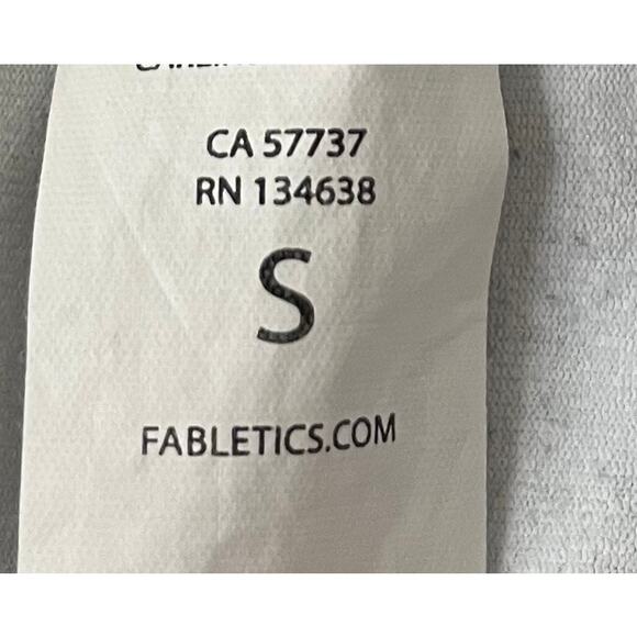 FABLETICS MID-RISE ACTIVEWEAR/YOGA LEGGINGS, WOMENS, S, TEAL BLACK PINK WHITE - Picture 10 of 10